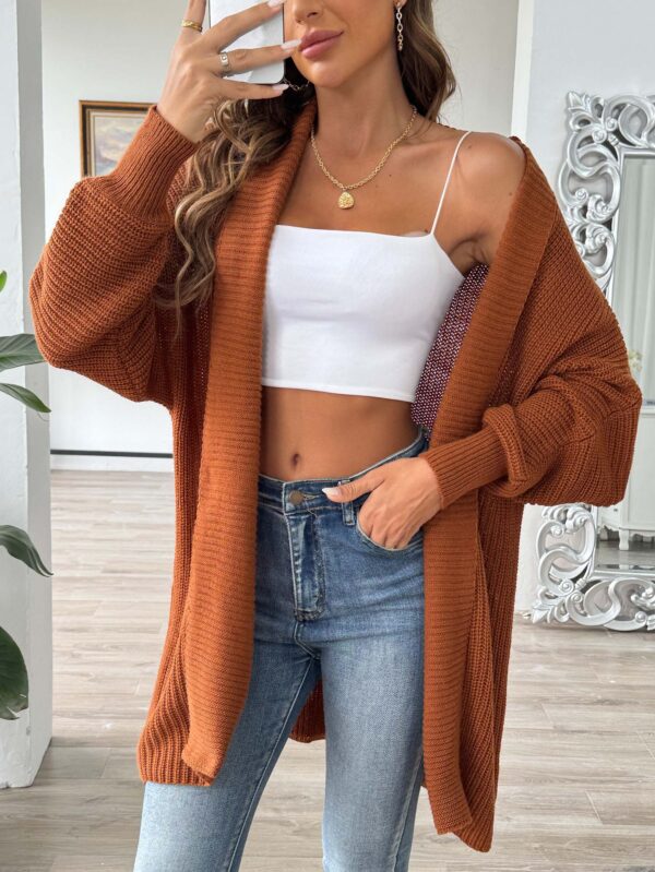 Women's Simple Fashion Loose Sweater Coat - Image 5