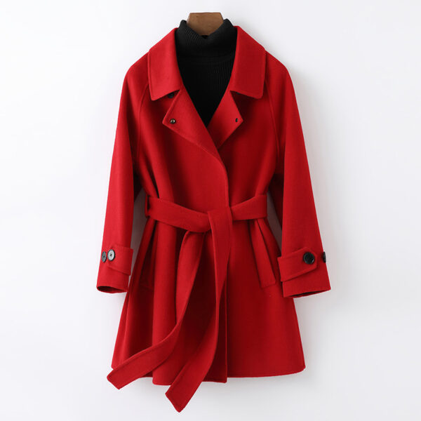 Fashion Personality Reversible Cashmere Coat Women - Image 6