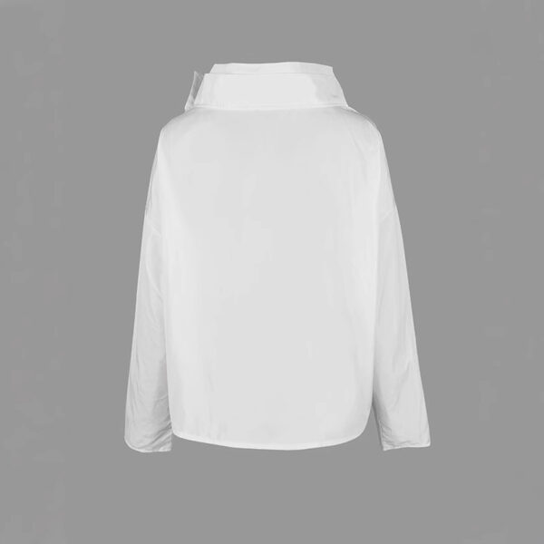 Long Sleeve Loose Stand-up Collar Jacket - Image 5
