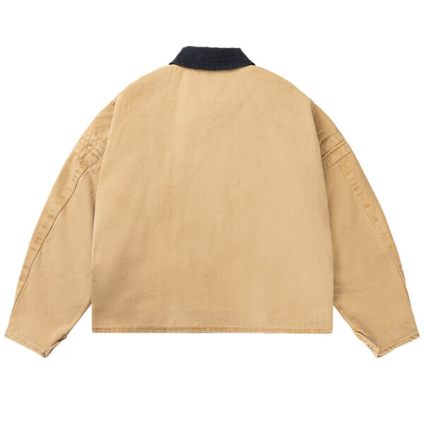 Barnwind Heavy Canvas Cleanfit Washed Distressed Workwear Jacket - Image 2
