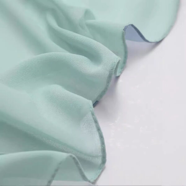 Ethnic Style High Quality Solid Color Hemp Chiffon Headscarf - Image 8