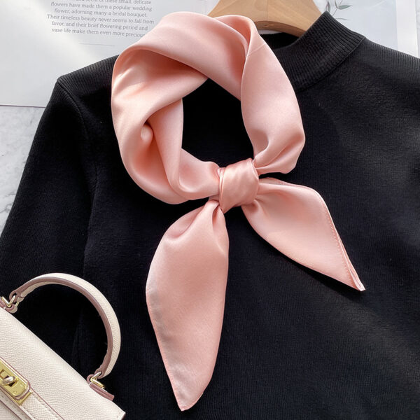 Spring And Autumn Elegant Retro Silk High-end Scarf - Image 10
