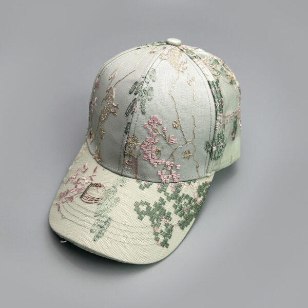 Printed Antique Baseball Cap For Women - Image 4