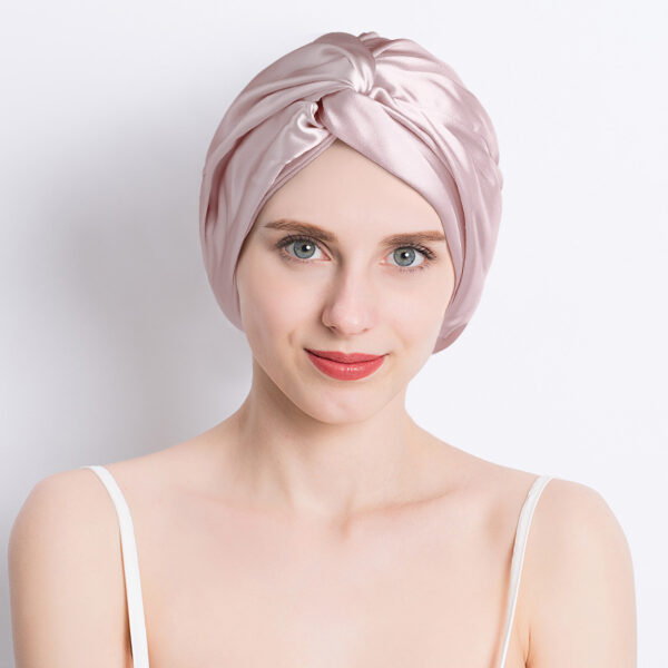Seamless Double-layer Cross Comfort Nightcap - Image 6