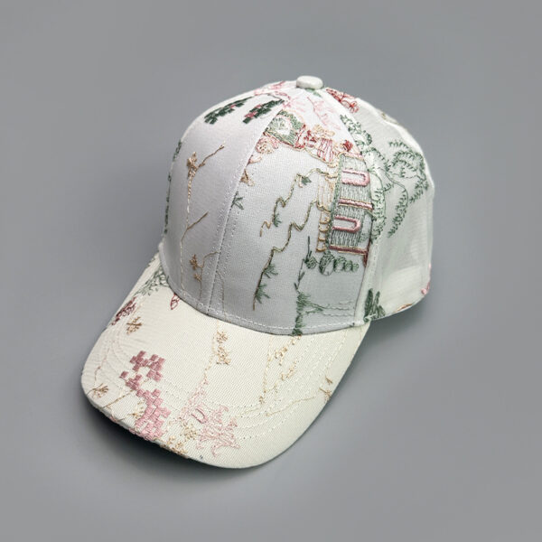 Printed Antique Baseball Cap For Women - Image 8