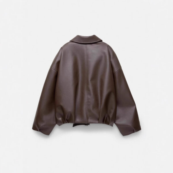 Women's Casual Solid Color American Retro Coat Jacket - Image 2