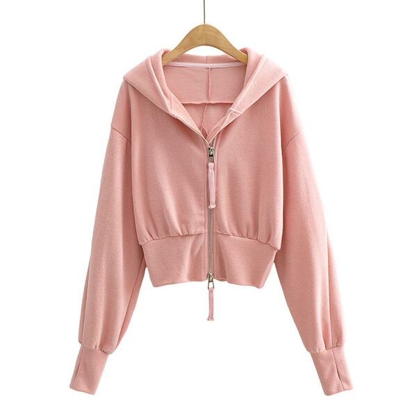 European And American Street Sports Fashion Casual Double Zip Patchwork Hoodie - Image 4