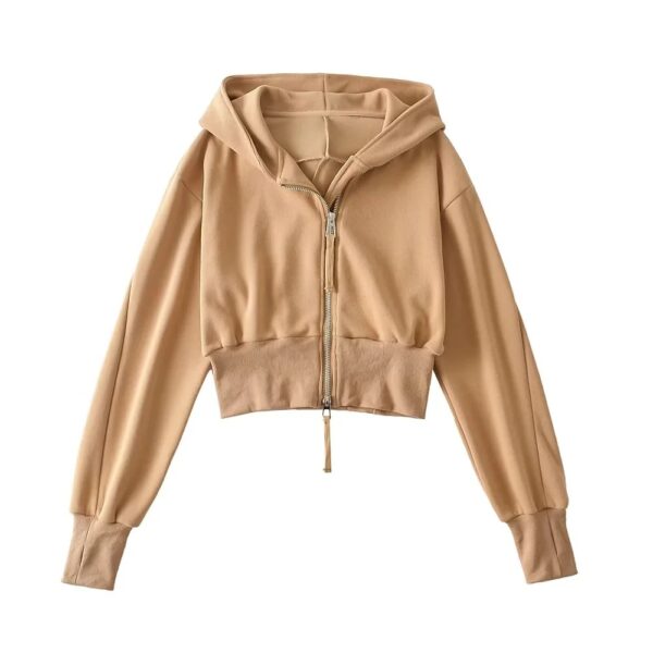 European And American Street Sports Fashion Casual Double Zip Patchwork Hoodie - Image 3