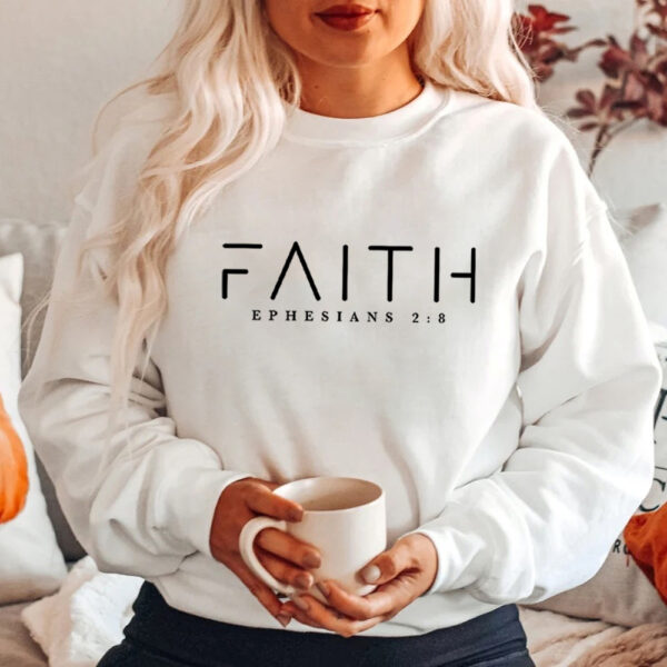 Trendy Faith Sweatshirt Bible Verse Shirt Christian Clothing - Image 7