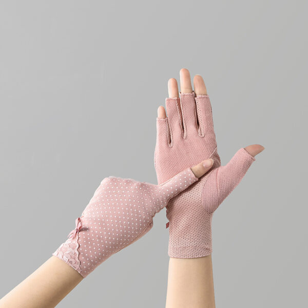 Cycling And Driving Anti-slip Touch Screen UV Protection Sun Protection Gloves - Image 6