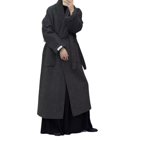 High-end Cashmere Double-sided Woolen Coat Women - Image 6