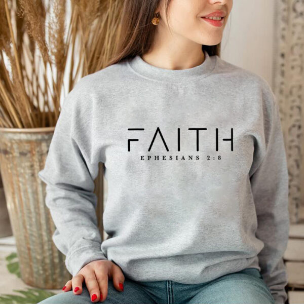 Trendy Faith Sweatshirt Bible Verse Shirt Christian Clothing - Image 10