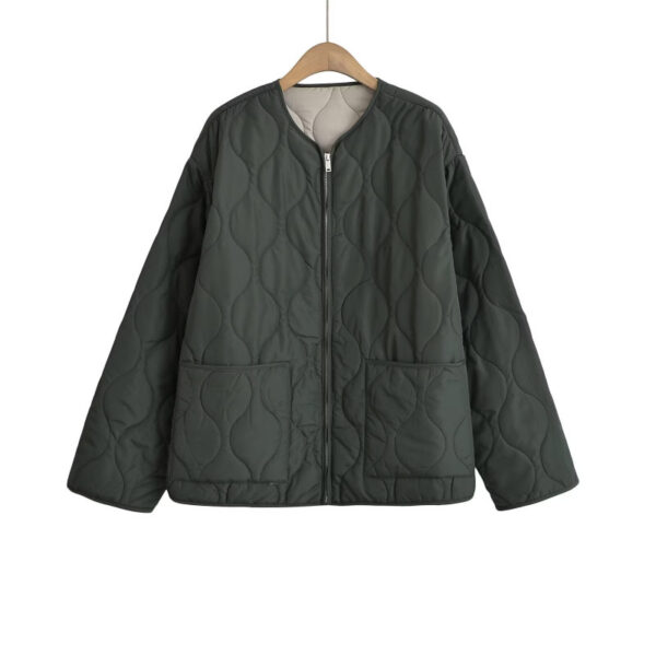 Autumn Loose Casual Cotton-padded Jacket Coat - Image 3