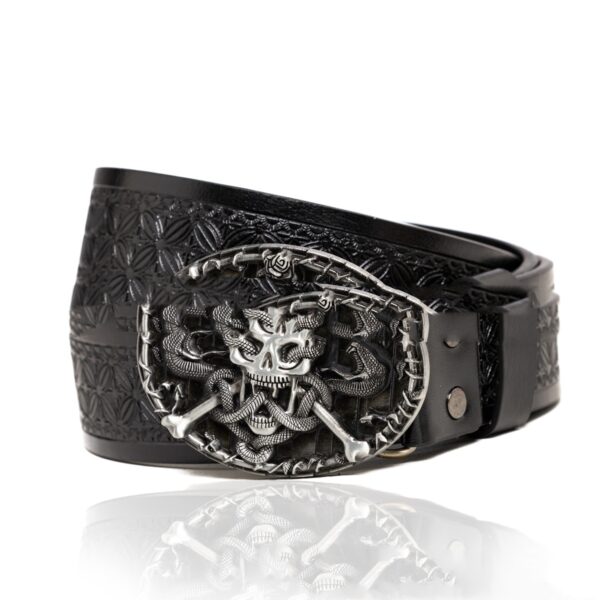 Zinc Alloy Personality Trend Buckle Retro Belt - Image 3