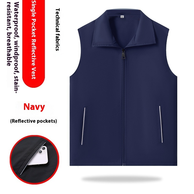 High-end Vest Outdoor Reflective Vest Overalls - Image 2