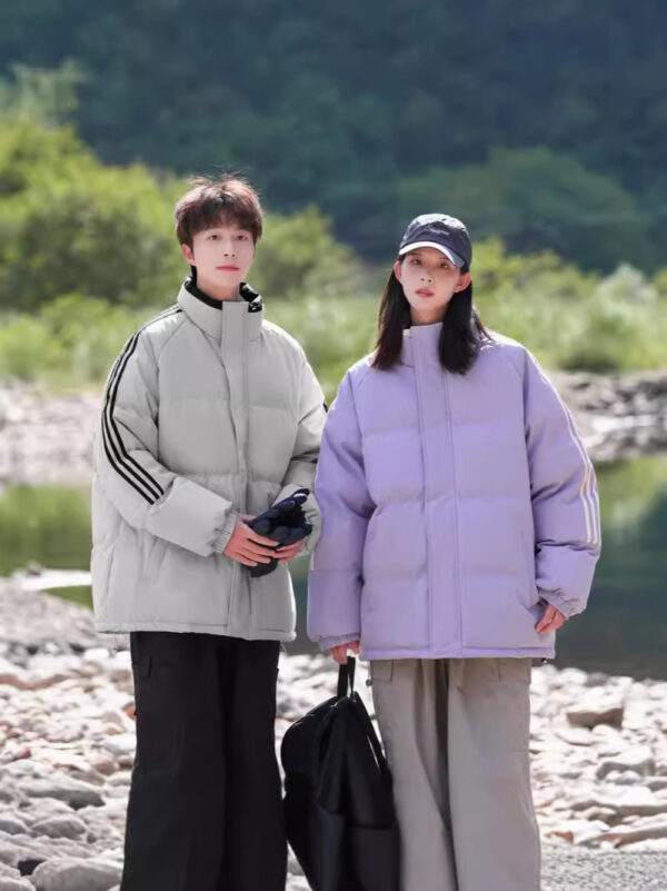 Down Cotton-padded Coat Winter Warm Thickened Puffer Jacket - Image 3