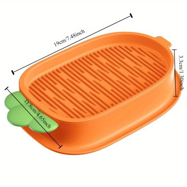 Carrot Design Cat Grass Growth Kit Grass Planting Box Plastic Pet Grass Tray Pet Supplies Including Seeds - Image 2