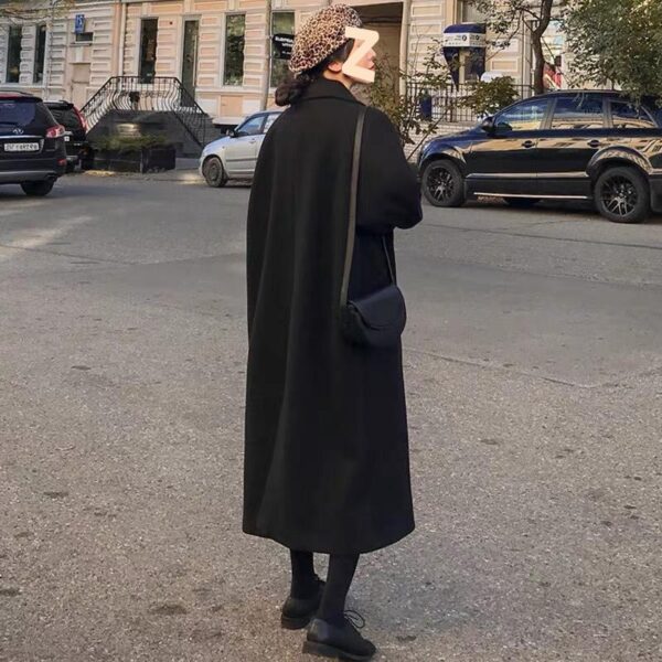 Fashion Personality Female Winter Loose Woolen Coat - Image 4