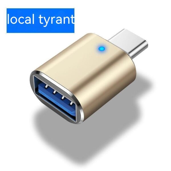 Type-c To Usb30 USB With Indicator Light Mobile Phone Mouse Keyboard Sound Card Car Charger OTG Adapter - Image 4