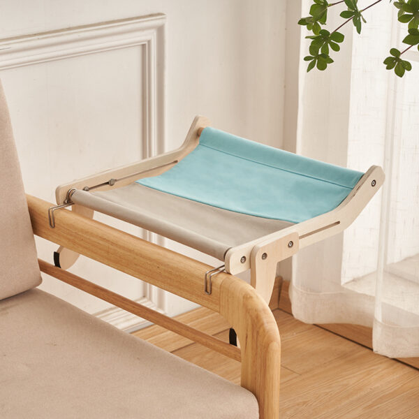 Cat Bed Hanging Bed Balcony Window Glass Wood - Image 2