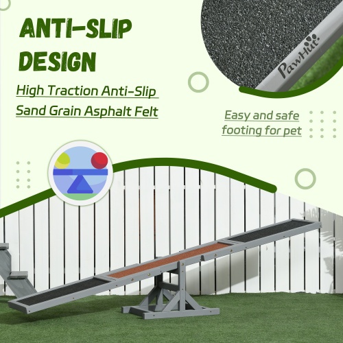 Wooden Dog Agile Seesaw For Training And Exercise, Platform Equipment Running Game Toys - Image 6