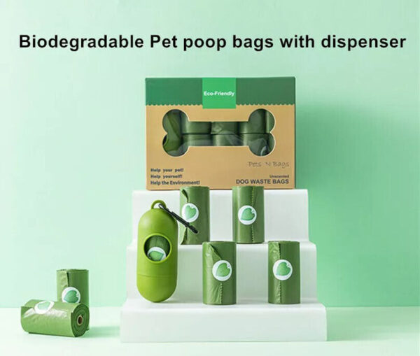 Biodegradable Dog Poo Bags Scented Pet Poo Waste Bags Degradable Garbage Bag - Image 6