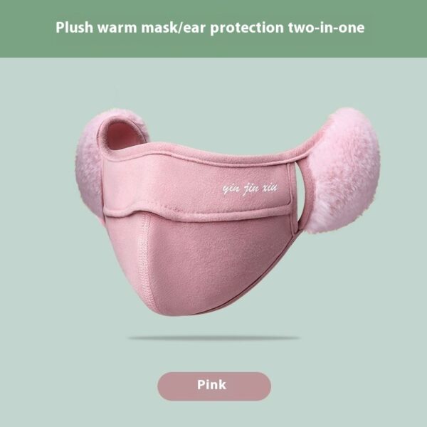 Warm Mask Ear Single-layer Fleece-lined Antifreeze - Image 2