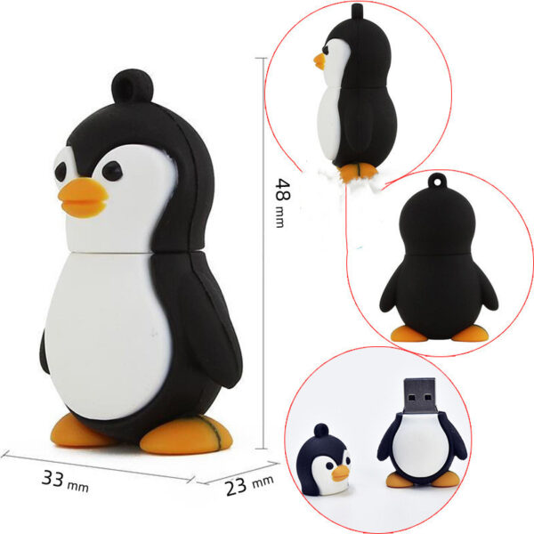 Cartoon Penguin USB Drive 30 - Image 3
