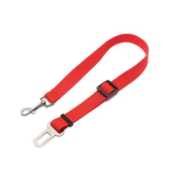 Pet Supplies Dog Car Dog Seat Belt Harness Leash Dog Collar Adjustable Seatbelt Leash For Small Medium Dog Traveling Accessories - Image 4