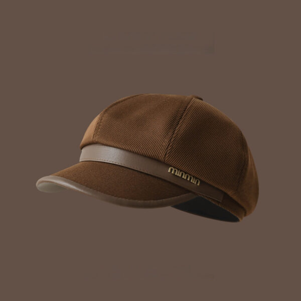 Brown Beret Women's Retro Elegant Hat - Image 8