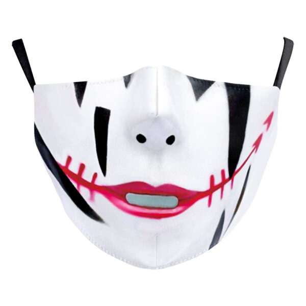 Halloween Digital Printing Funny Face Double-layer Dust Mask - Image 10
