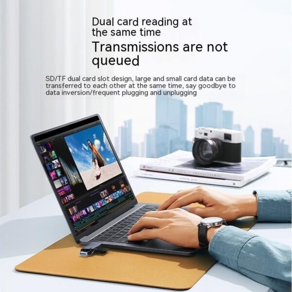 Multi-function In One Large Sd Memory Card Conversion Tf  Type-c Computer Card Reader - Image 9