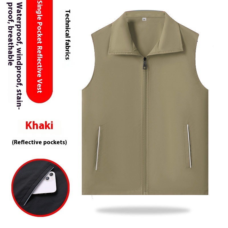 High-end Vest Outdoor Reflective Vest Overalls - Image 10