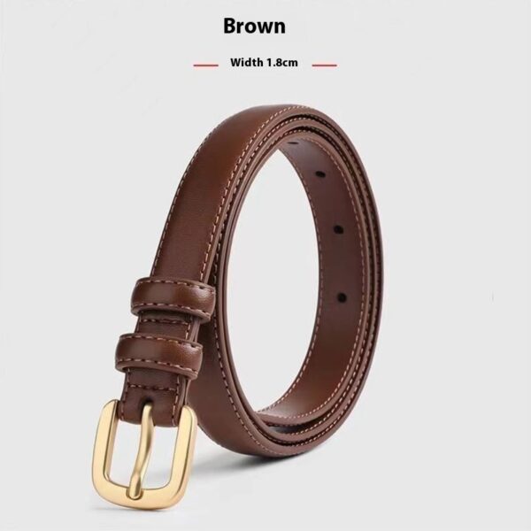 Pin Buckle Thin Belt Women's All-match Decoration Simple - Image 7