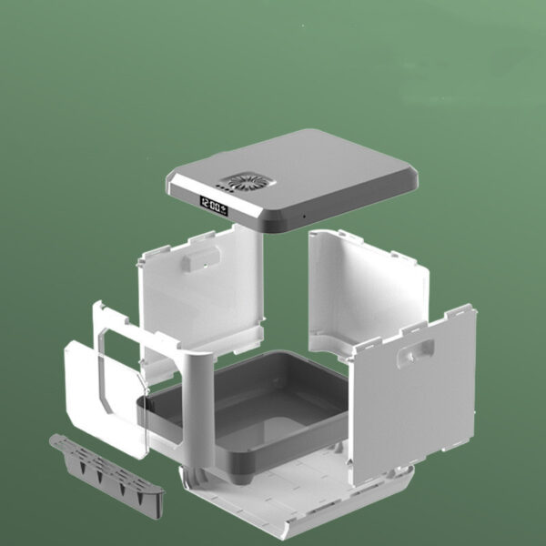 Fully Enclosed Cat Litter Basin Drawer Type - Image 3