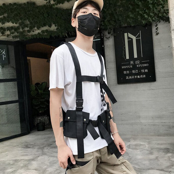 Fashion Trend Tactical Bag Men And Women Casual Personality Backpack - Image 5