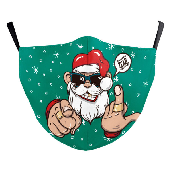 Christmas Digital Printing Protective Mask - Image 5