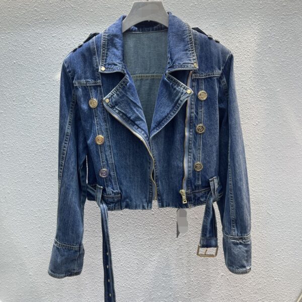 Popular Street Cool Button Denim Coat Korean Style Loose And Idle Fan Car Top - Image 8