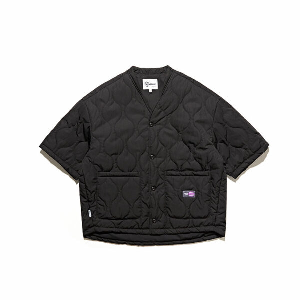 Gourd Quilted Collarless Cotton Retro - Image 2