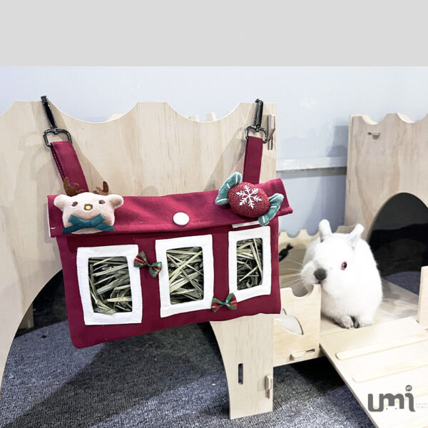 Rabbit Large Capacity Canvas Straw Bag - Image 9