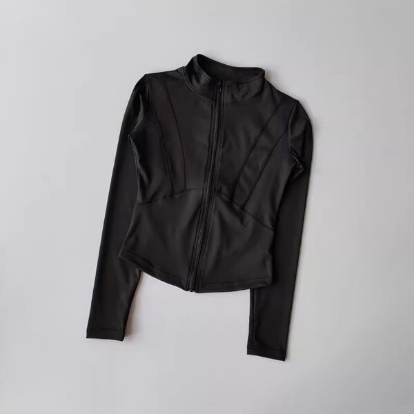 Stand Collar Jacket Thin Fitness Top Yoga Clothes Long Sleeve - Image 4