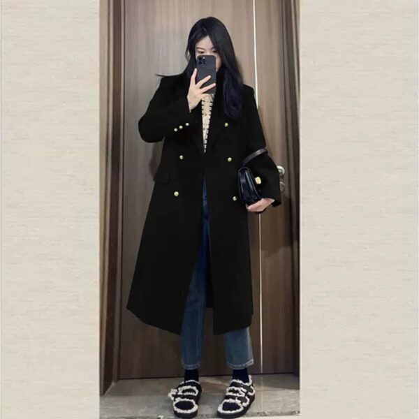 Autumn And Winter Woolen Coat - Image 2