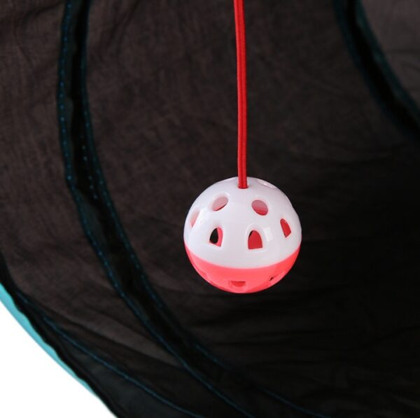 Pet Cat Toy Collapsible Tunnel S-type Four-channel Tent - Image 4
