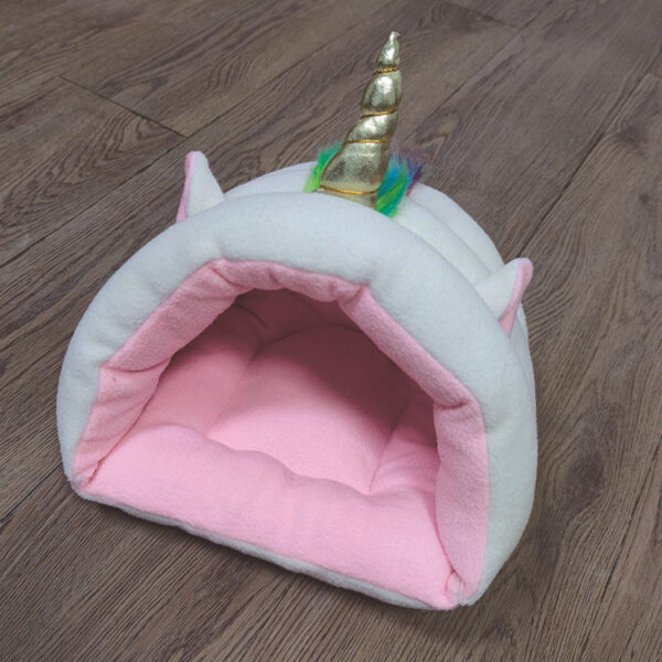Removable And Washable Semi-enclosed Hamster Nest Small Pet - Image 3