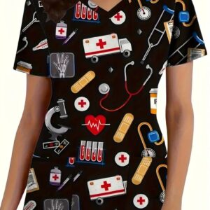 Women's Short Sleeve Printed T-shirt