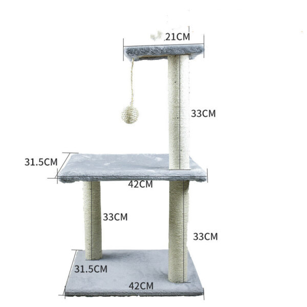 Cat Climbing Frame Litter Tree Integrated Grab - Image 6