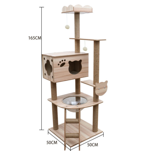 Cat Crawl Nest Scratching Board Tree Supplies Pet Toy Space Capsule - Image 6