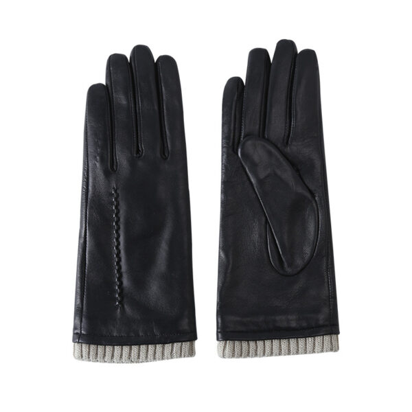 Winter Women's Warm Leather Gloves - Image 2