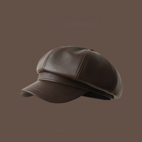 Brown Beret Women's Retro Elegant Hat - Image 9