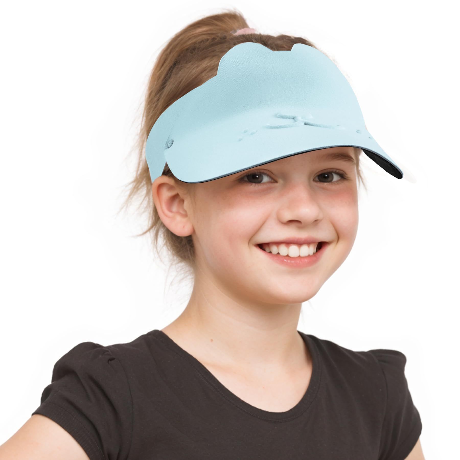 Sukeen Kids Sun Visor Hats For Girls Boys Lightweight Sport Hat Sun Hat Seamless Running Hats For Outdoor Activities - Image 6